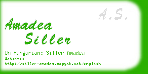amadea siller business card